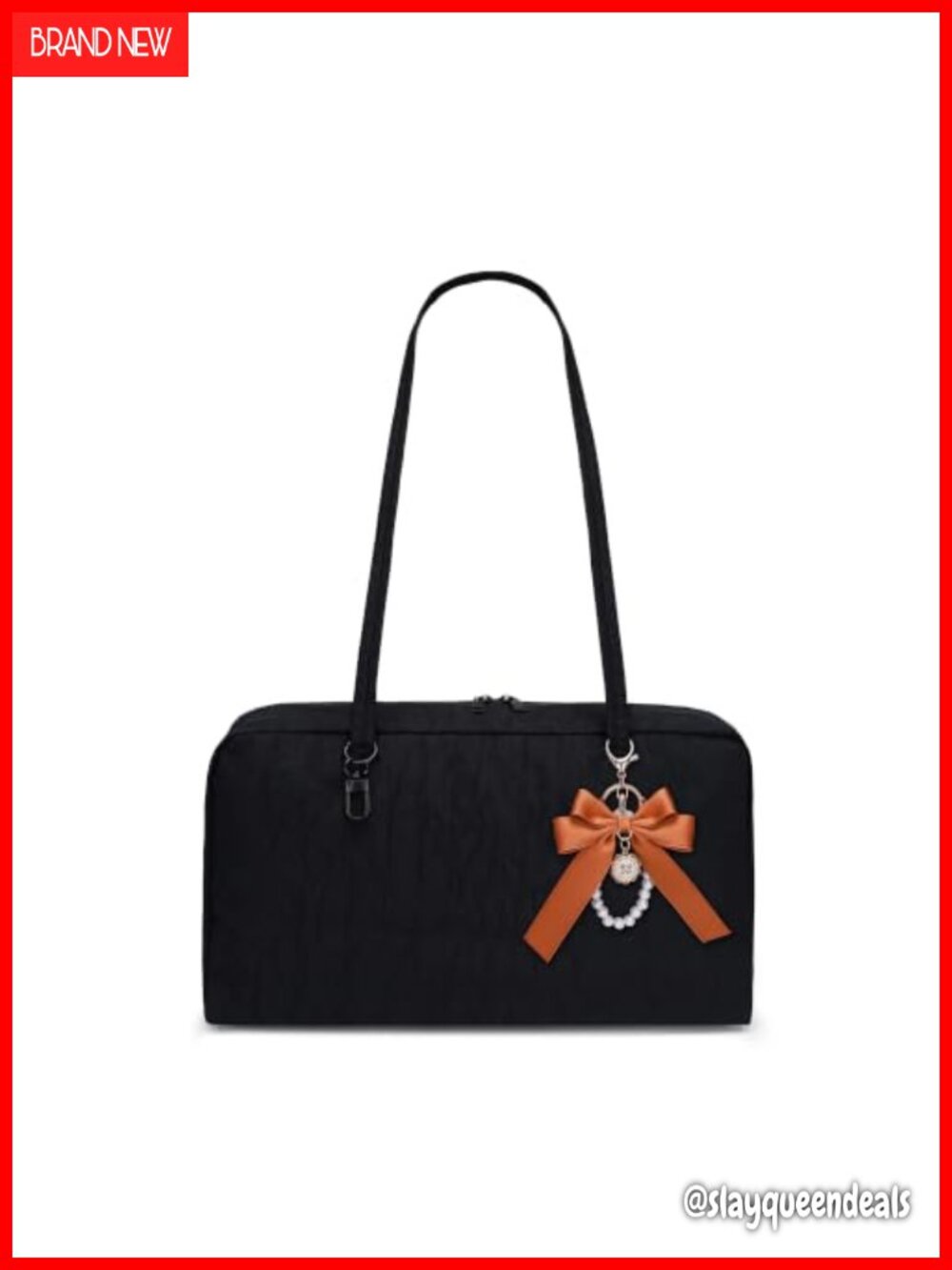 Soft Nylon Bowler Bag Large Tote Waterproof Travel Hobo Handbag